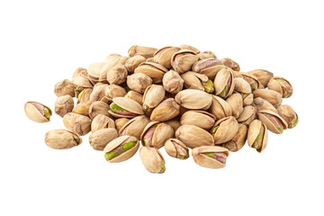Heap Of Pistachios isolated on a transparent background