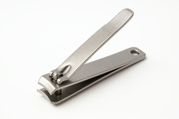 A sleek and modern stainless steel nail clipper, designed for precision and durability. Perfect for personal grooming and maintaining nail hygiene at home or on the go.