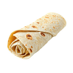 Tortilla Wrap Bread isolated on a transparent background