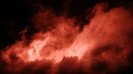 with organic patterns and shifting plasma clouds