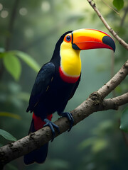 Obraz premium toucan on a branch