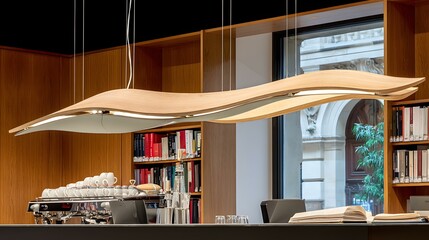 forms with glowing edges suspended in empty space