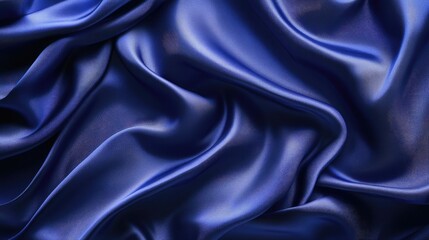 Obraz premium Bold navy blue solid background with smooth gradient effect for use in professional design