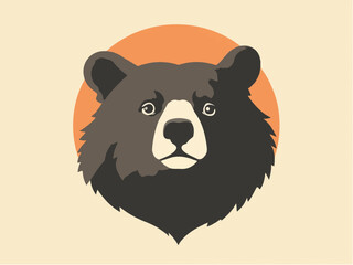 Bear logo design. Bear vector logo. 