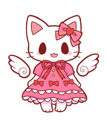 ロリータの白猫・羽あり