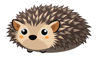 Tiny Hedgehog Curled Into a Spiky Defensive Ball