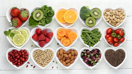 Lustiges Obst und Gemüse als Cartoon Set. vector illustration of various fruits and vegetables with cute cartoon faces. Suitable for children's books or educational material.