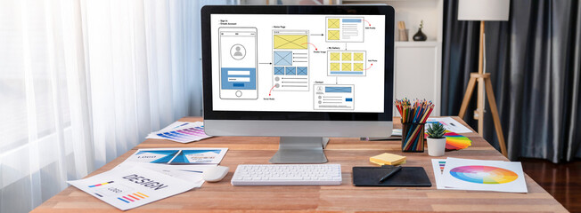 UX UI design process for brisk mobile application and website . Creative prototype of wireframe for...
