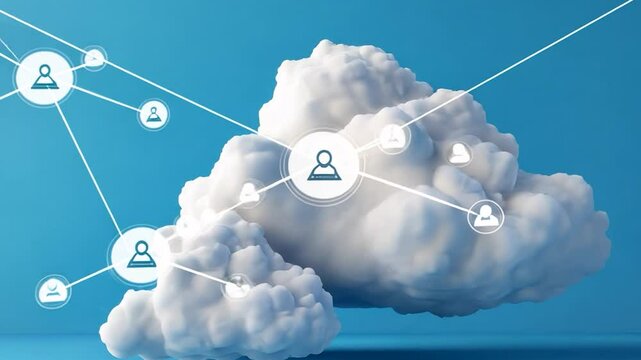 Cloud computing concept
