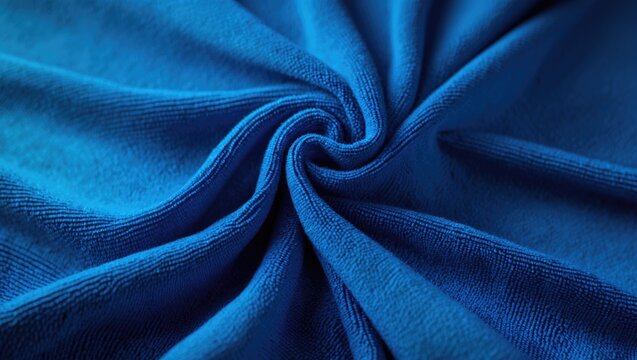 Detailed view of microfiber textile with pattern and texture for cleaning purposes