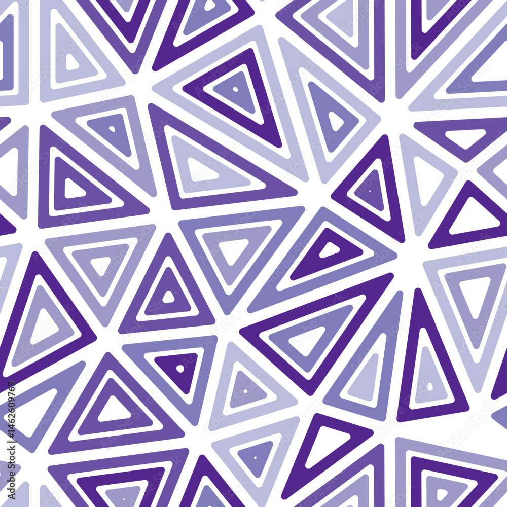 Poster abstract vector background. multiple repeated inner triangles. big shape size. multicolored style. s
