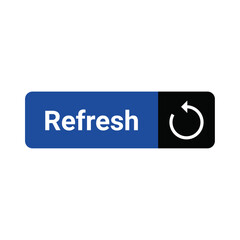 Refresh icon, repeat and reload arrow icon symbol convert button vector illustration. 