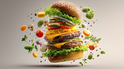 Layered to Perfection, A Burger in Motion