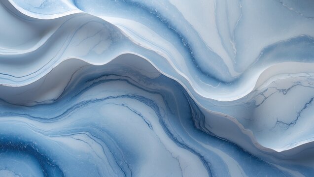 Polished blue marble texture with high resolution, suitable for ceramic digital wall tiles in natural granite style