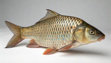 Fototapeta premium Carp on studio background
