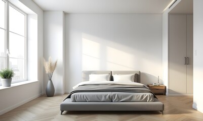 Comfortable Bedroom Setup with Modern Furniture