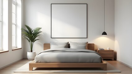 Modern Bedroom Interior with Cozy Furnishings