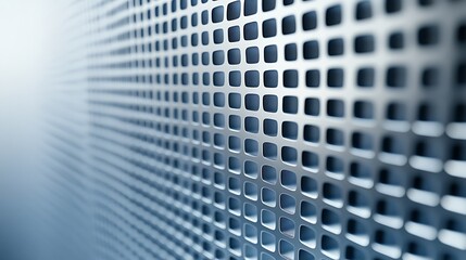 Naklejka premium Metallic grid pattern background