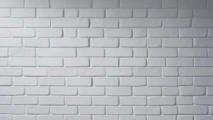 Fototapeta premium Seamless white wall with brick and plaster texture for background