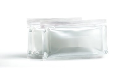 Blank Packaging Pouches Mockup.