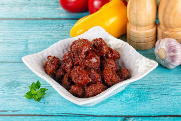 Minced meef meatball with tomato sauce