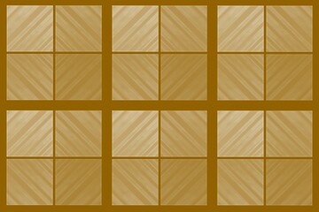 Gold yellow check square line geometric background decoration. Design for wallpaper, card, print, banner, decoration, etc.
