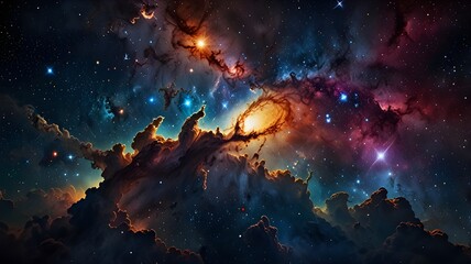 Fototapeta premium abstract space background