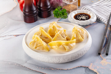 Japanese cuisine stuffed dumplings Gyoza