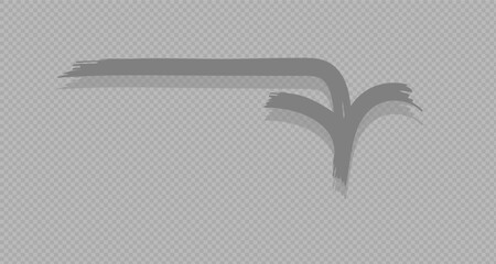  3d arrow symbol isolated on transparent background. Vector illustration. For advertising, printing, banners