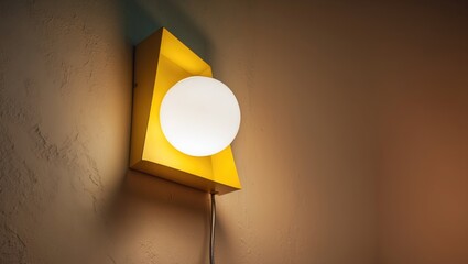 Bottom angle of a decorative lamp in a room