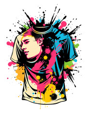 Obraz premium printing art for tshirt