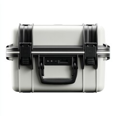 A durable, hard-shell protective case with secure latches and a central handle, designed for safe equipment storage and transport.