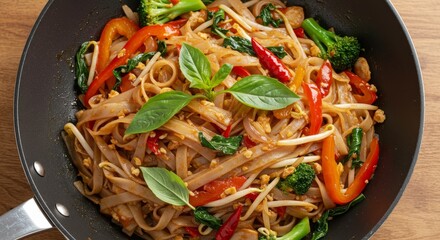 Delicious Pad See Ew Noodles - A vibrant and flavorful stir-fry of wide rice noodles, vegetables, and savory sauce. Perfect for a quick and satisfying meal