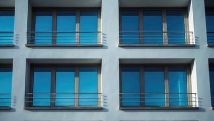 Fototapeta premium Newly developed residential buildings highlighting modern architecture and housing options.