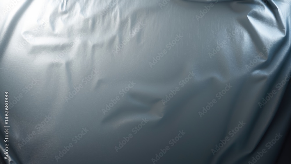 Poster shiny silver surface with gradient and sparkle details