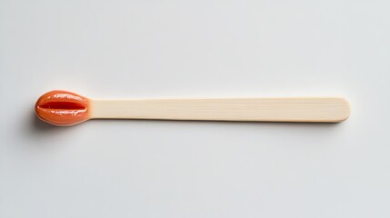 Sample on Wooden Spatula.