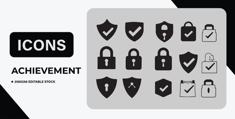 Small User Interface set of icons for web design