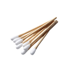 Obraz premium Cotton swabs isolated die cut