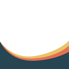 Abstract Wavy Header Background. Design for Web Banner, Presentation or Social Media Modern Vector