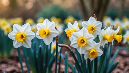 Obraz premium Daffodil Blooming Flowers
