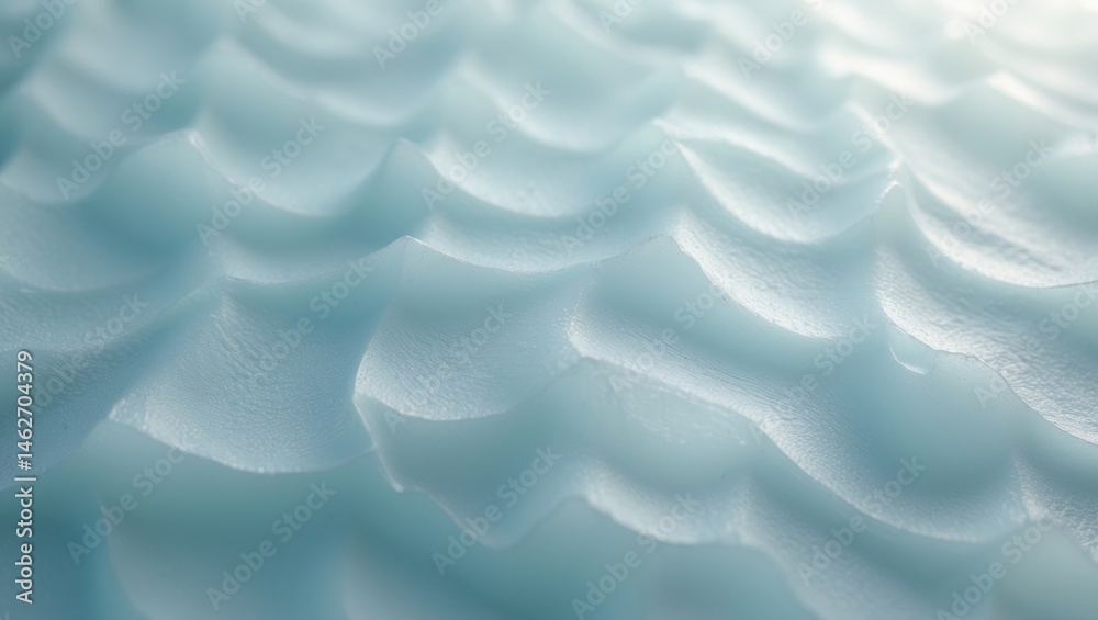 Poster Macro view of ice texture as background