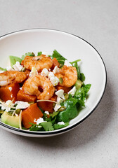 salad with shrimps