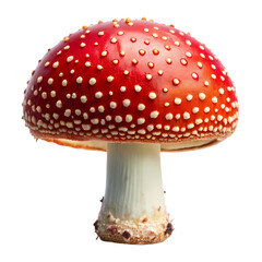 Stunning Red Mushroom Image HighResolution Photo of Amanita Muscaria isolated on transparent background