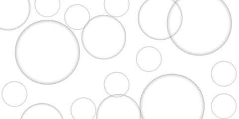 white background texture, Xmas, backdrop, lights, wallpaper design. Abstract geometric background with soft light white paper circles in design. Modern design background for report and project present