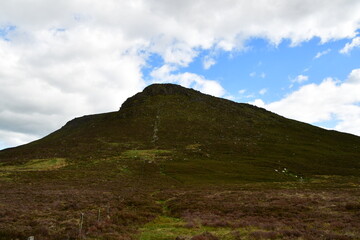Comeragh Mountain landscape. Nire Valley, Knockanaffrin, Co. Waterford, Ireland