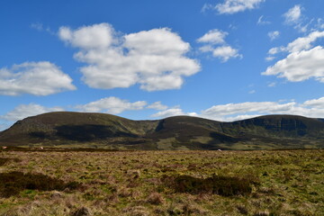 Comeragh Mountain landscape. Nire Valley, Knockanaffrin, Co. Waterford, Ireland