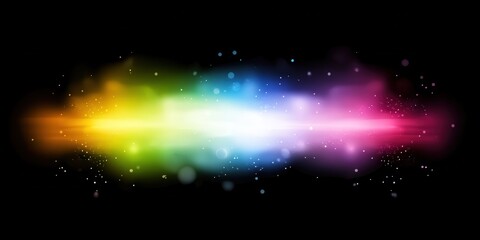 Colorful, glowing, streaking, abstract, background