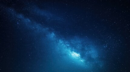 Fototapeta premium Celestial night sky starry galaxy and milky way background