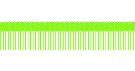Abstract Lime Green Pattern on Black Background