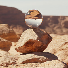 Obraz premium stones in the sand